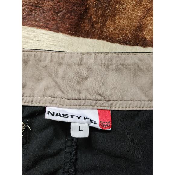 Nasty Pig Gray Bandana Swim Board Shorts Mens L - Picture 4 of 4